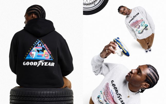 HUF × GOODYEAR FINAL LAP FOOTBALL JERSEY HUF x Goodyear Final Lap Jersey | Goodyear Footwear USA